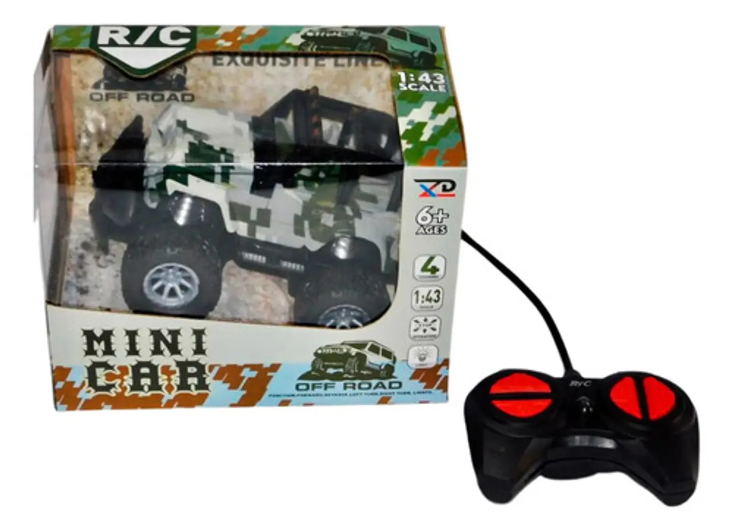 Carro Jeep Off Road Camioneta 4x4 Control Remoto    2