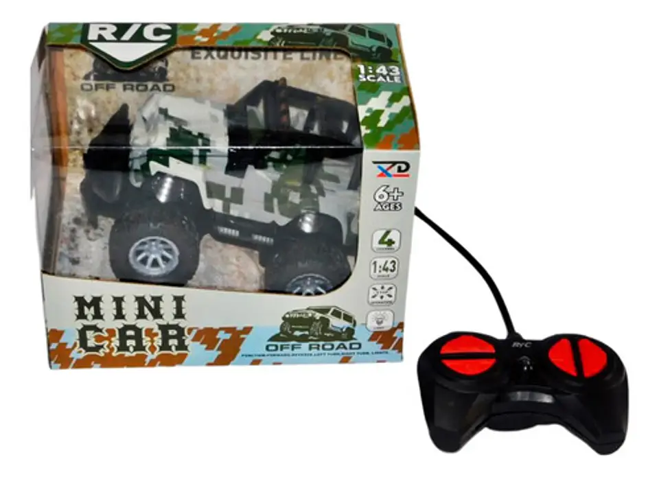 Carro Jeep Off Road Camioneta 4x4 Control Remoto    2