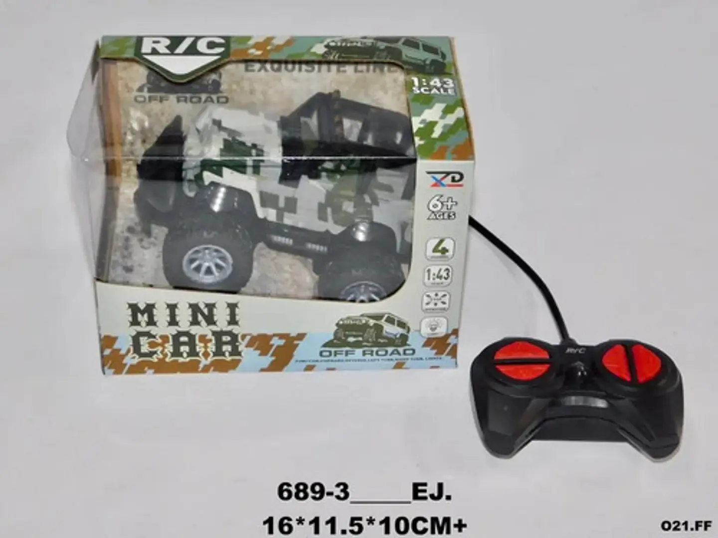 Carro Jeep Off Road Camioneta 4x4 Control Remoto    4