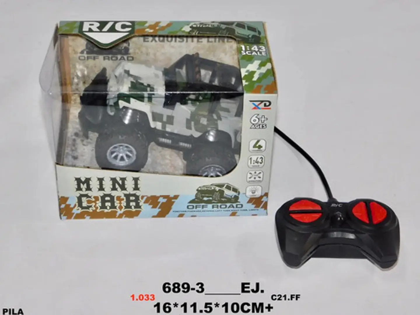 Carro Jeep Off Road Camioneta 4x4 Control Remoto    5