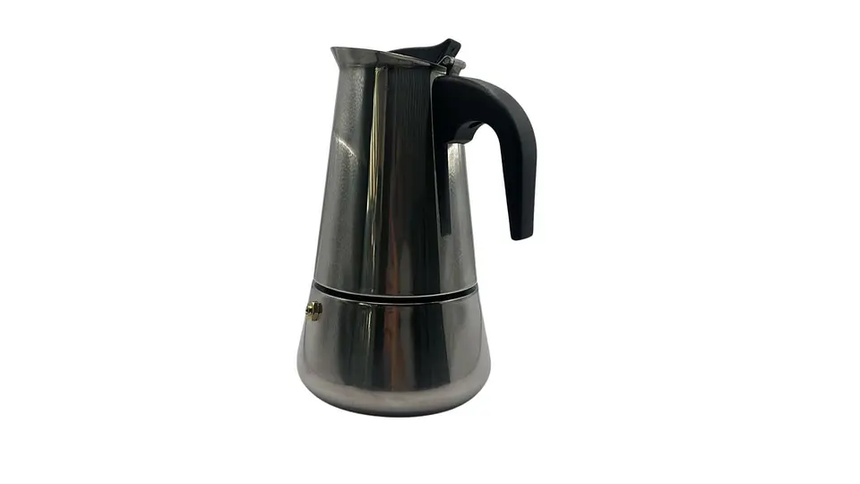 Cafetera Pequeña de Acero Inoxidable Práctica para Cocina 6
