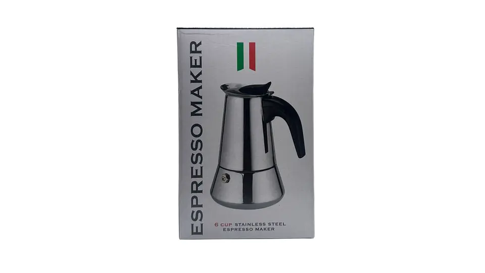 Cafetera Pequeña de Acero Inoxidable Práctica para Cocina 7