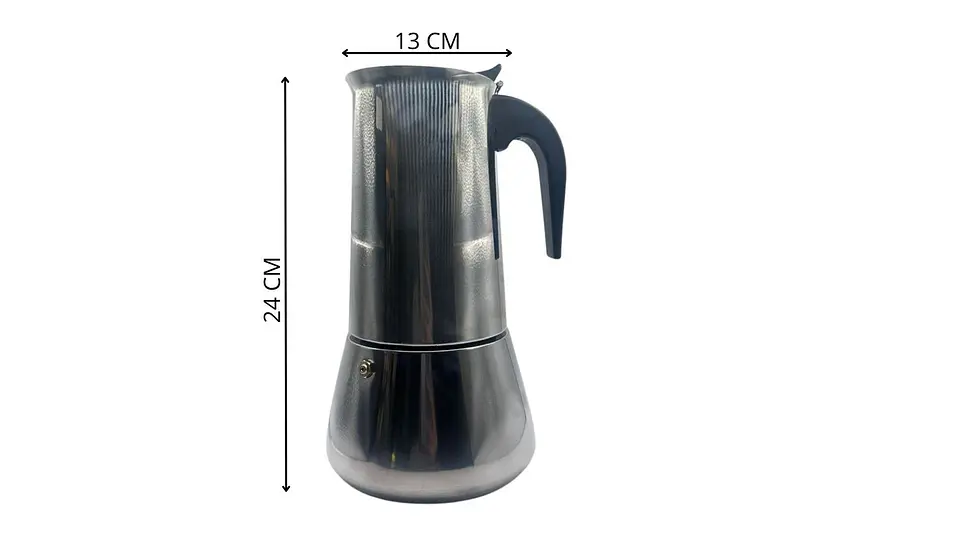 Olla Cafetera Grande de Acero Inoxidable Resistente Cocina 4