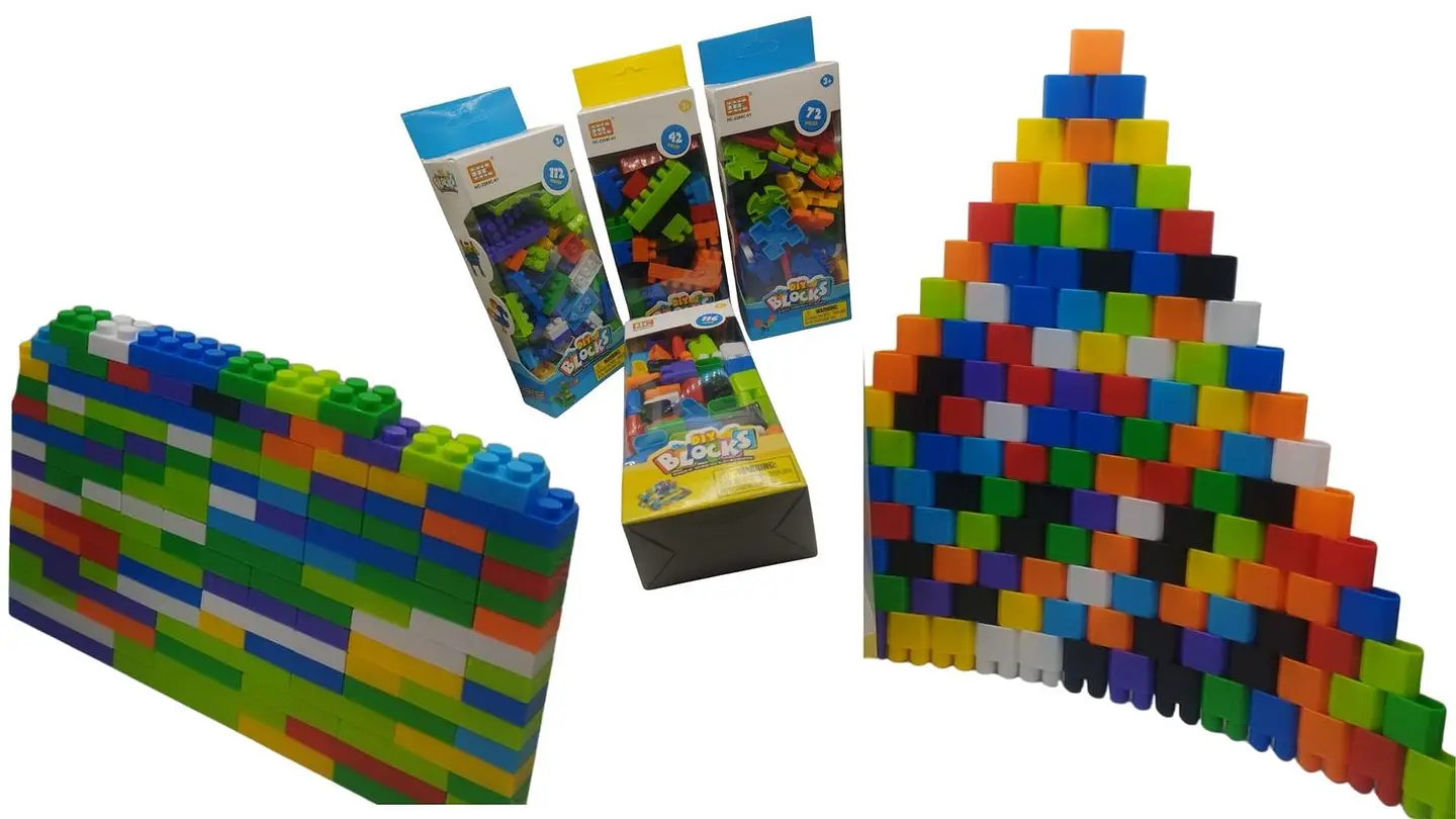 Set de Bloques Didácticos para Armar Niños Creativos Multicolor 1