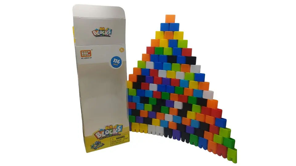 Set de Bloques Didácticos para Armar Niños Creativos Multicolor 5