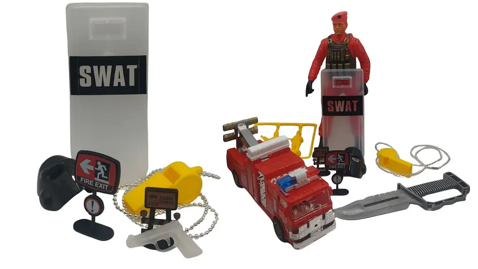 Juguete infantil tipo set de bomberos 1