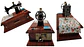 Maquina De Coser Decorativa Cajita Musical Con Cajones - Miniatura 1