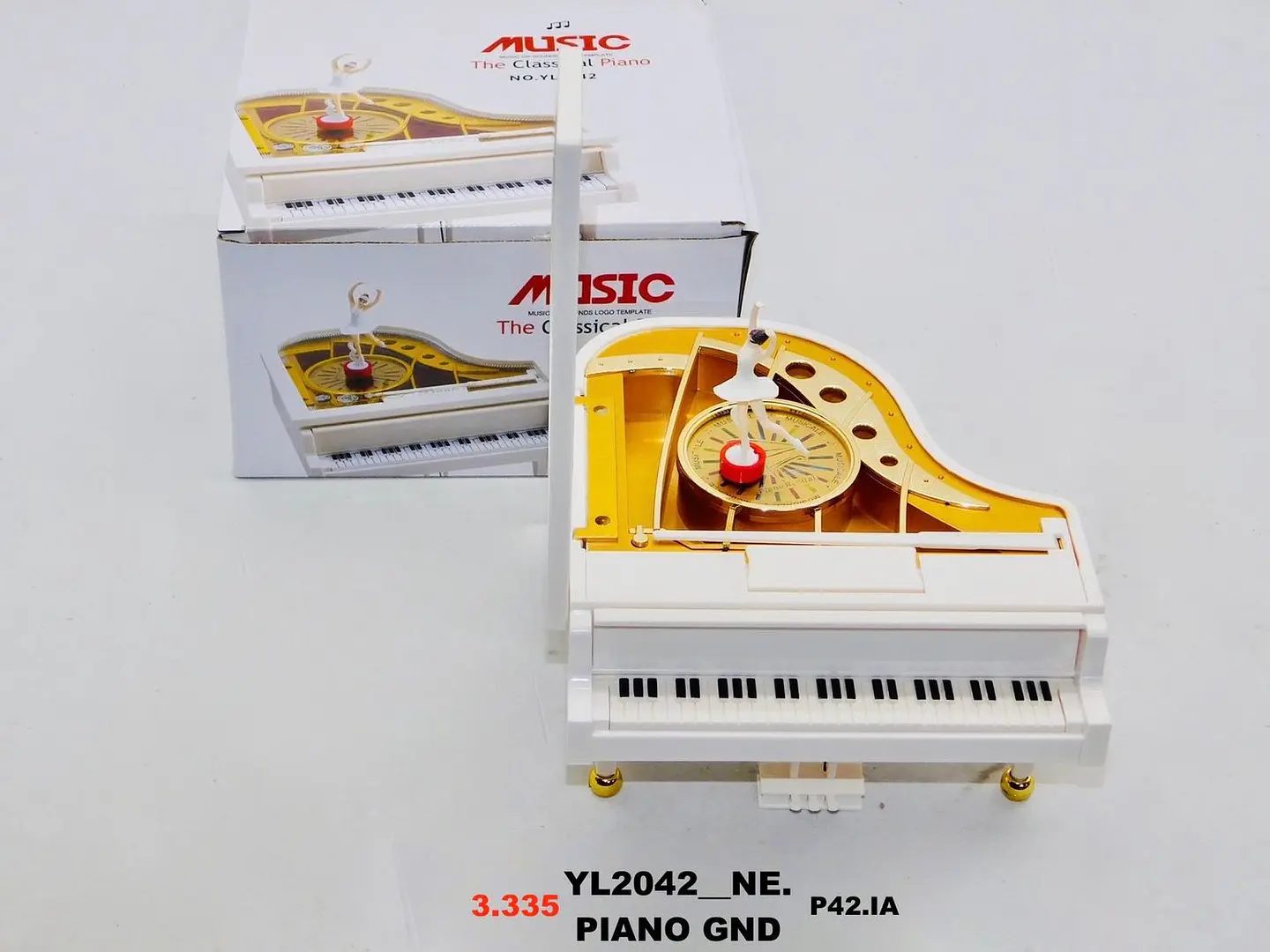 Piano Musical Caja Musical Bailarina Mini Piano Decorativo 3