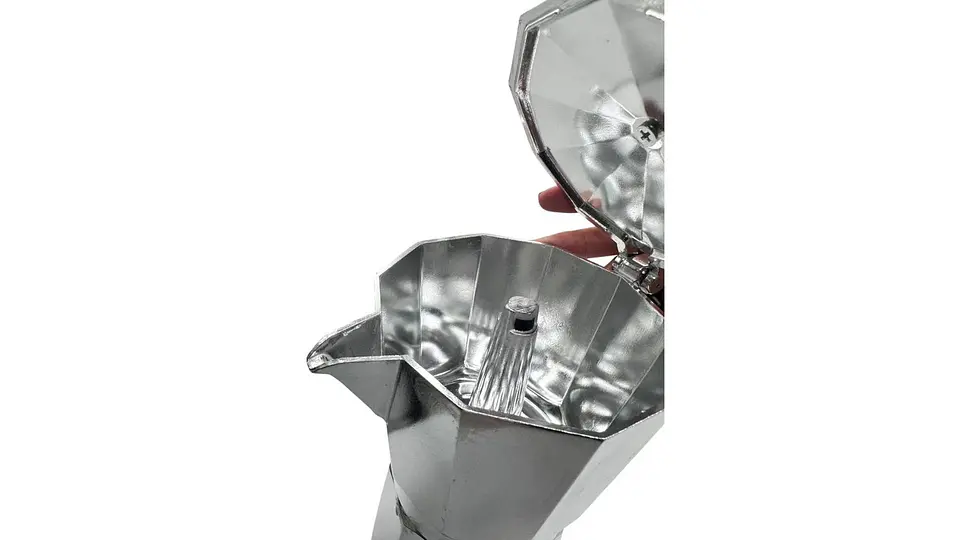 Cafetera Italiana de Aluminio 9 Tazas Clásica para Cocina 2