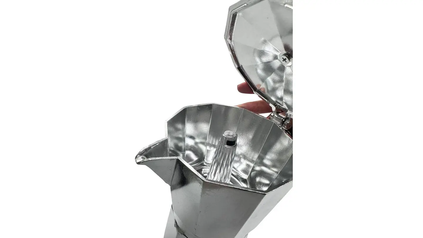 Cafetera Italiana de Aluminio 9 Tazas Clásica para Cocina 2