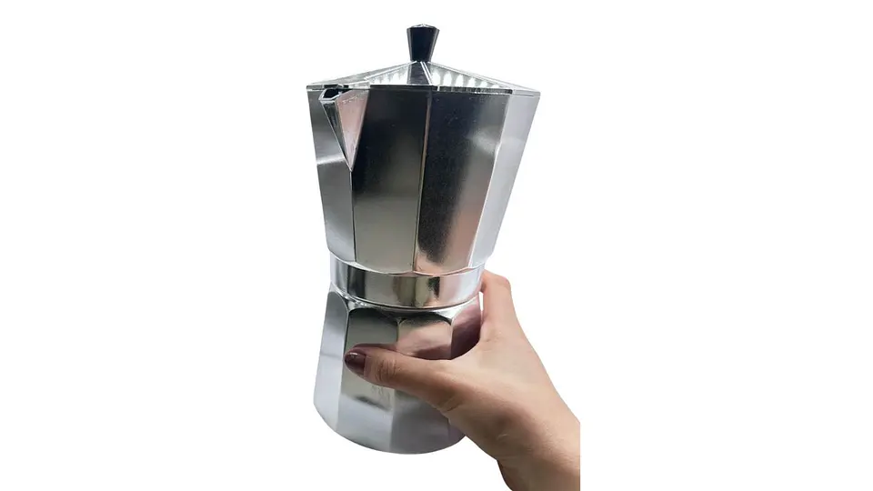 Cafetera Italiana de Aluminio 12 Tazas Ideal para el Hogar 2