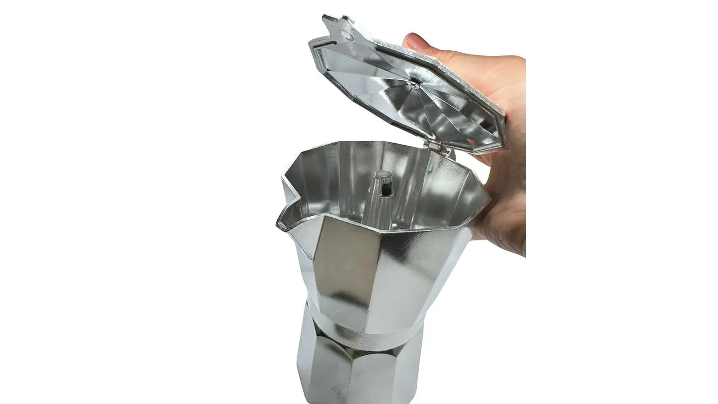 Cafetera Italiana de Aluminio 12 Tazas Ideal para el Hogar 3