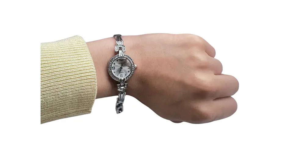 Set Reloj Dama con Collar Aretes y Anillo Elegante Regalo 4