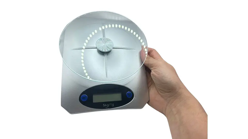 Gramera Digital 5Kg Plateada Alta Precisión Cocina Hogar 1
