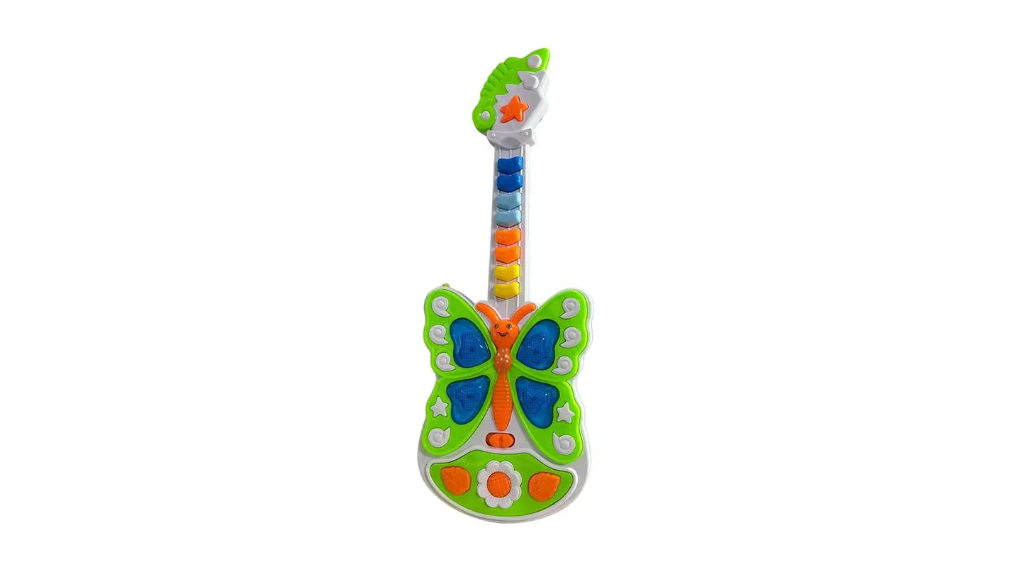 Guitarra Infantil Niño Estilo Rock con Luces y Sonidos Cool 1