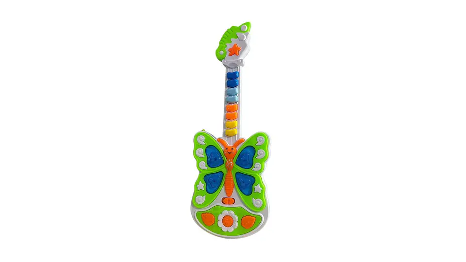Guitarra Infantil Niño Estilo Rock con Luces y Sonidos Cool 1