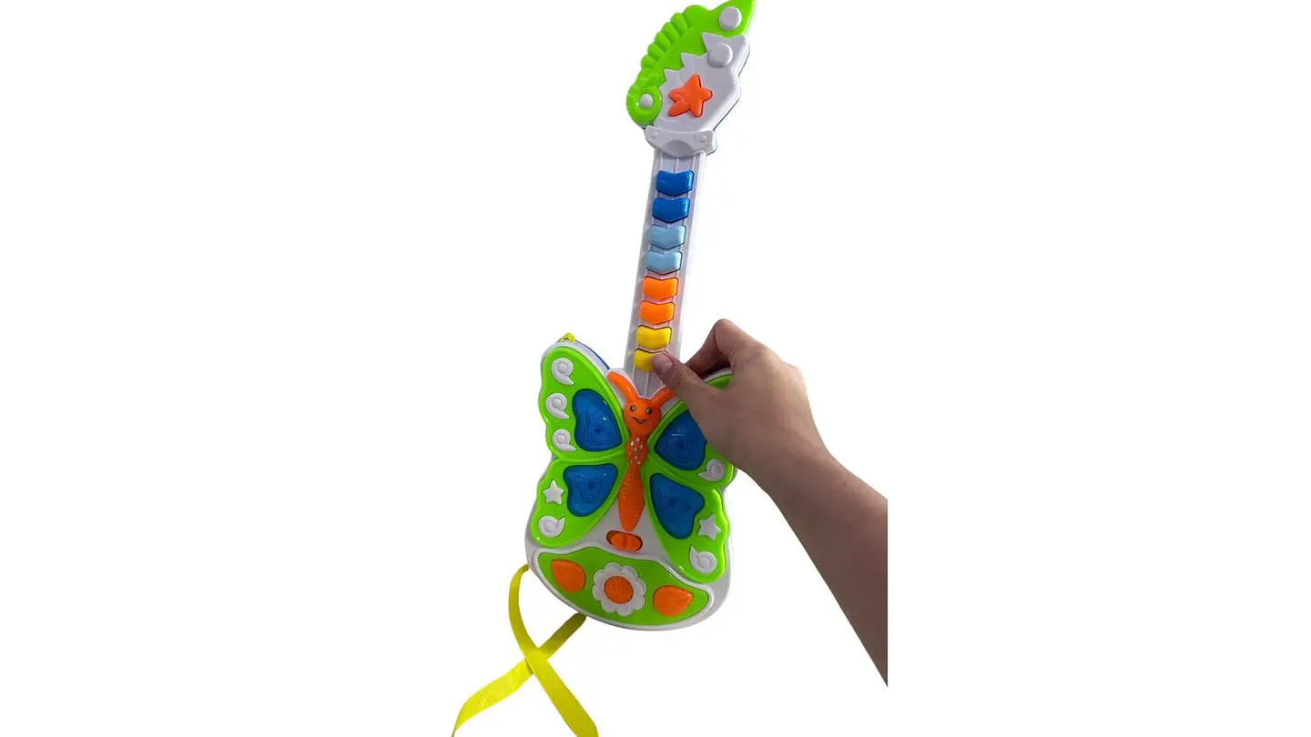 Guitarra Infantil Niño Estilo Rock con Luces y Sonidos Cool 3
