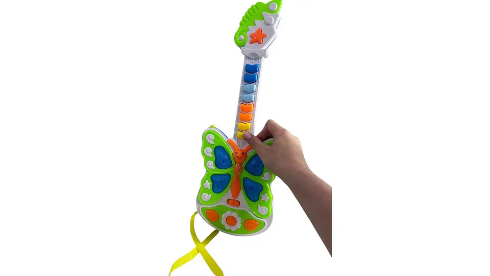 Guitarra Infantil Niño Estilo Rock con Luces y Sonidos Cool 3