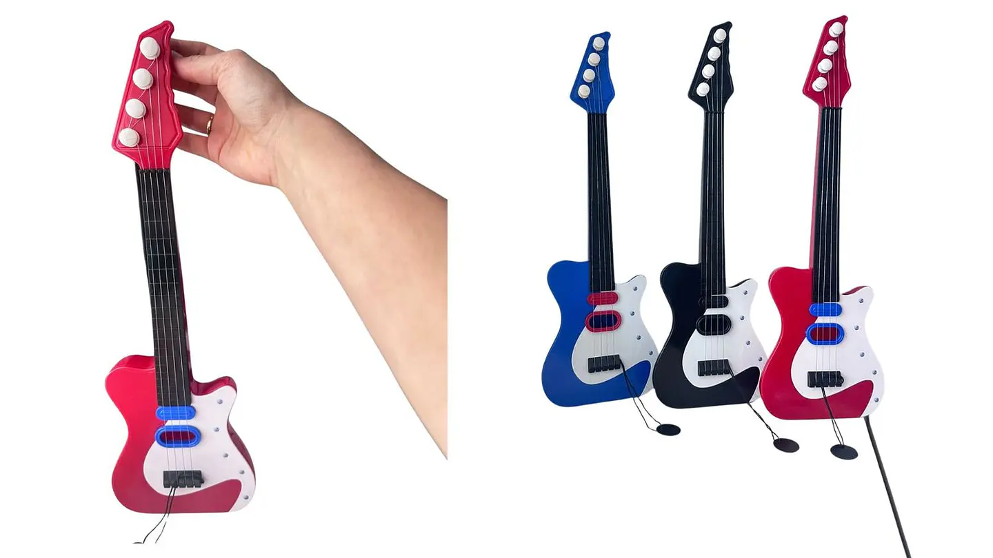 Guitarra Infantil Niño con Cuerdas Sonido Real Diversión 2