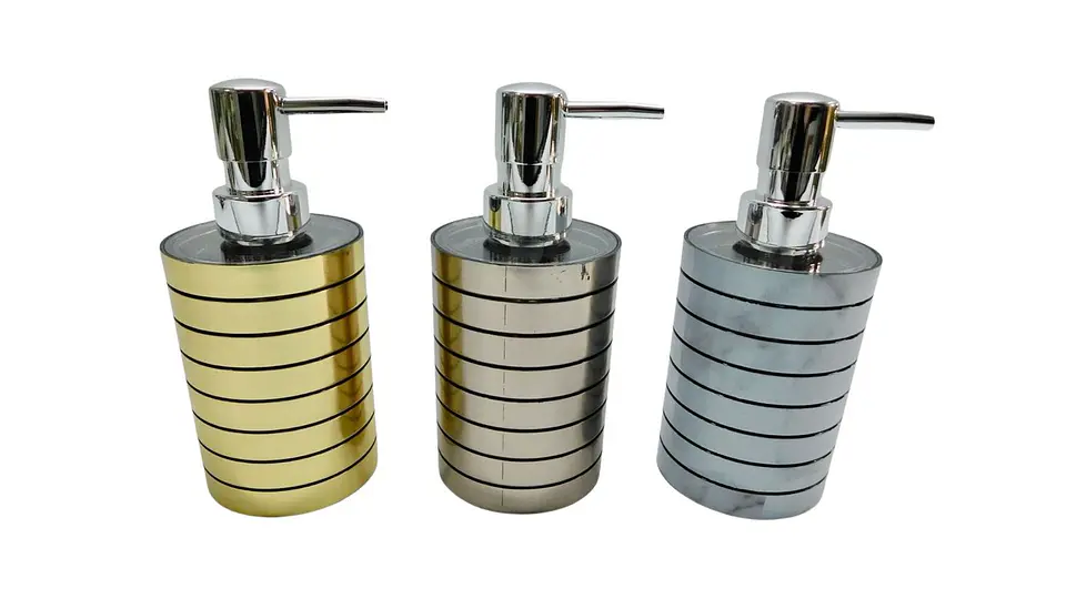 Jabonera Acrílica Moderna Disponible en 3 Colores Elegantes 1