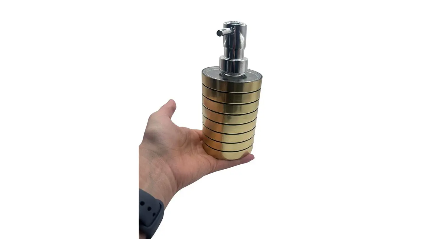 Jabonera Acrílica Moderna Disponible en 3 Colores Elegantes 2