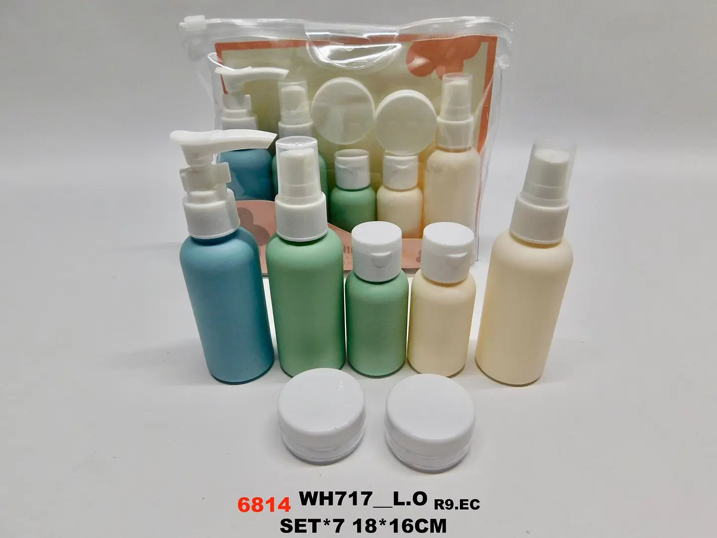 Kit de Envases de Viaje para Cosméticos 6