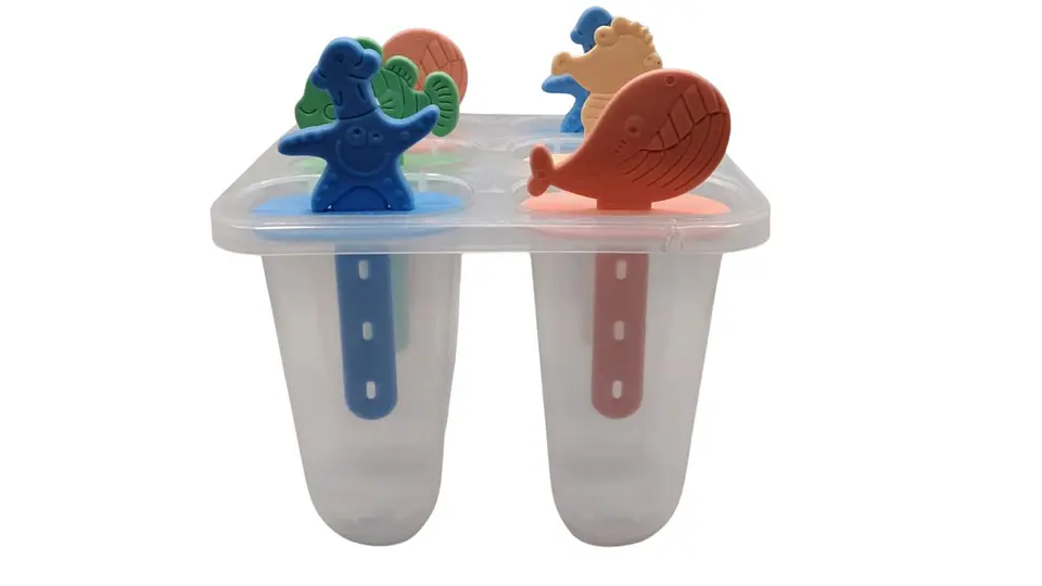 Moldes Para Helado Casero Set De 6 Con Palitos De Animales 2