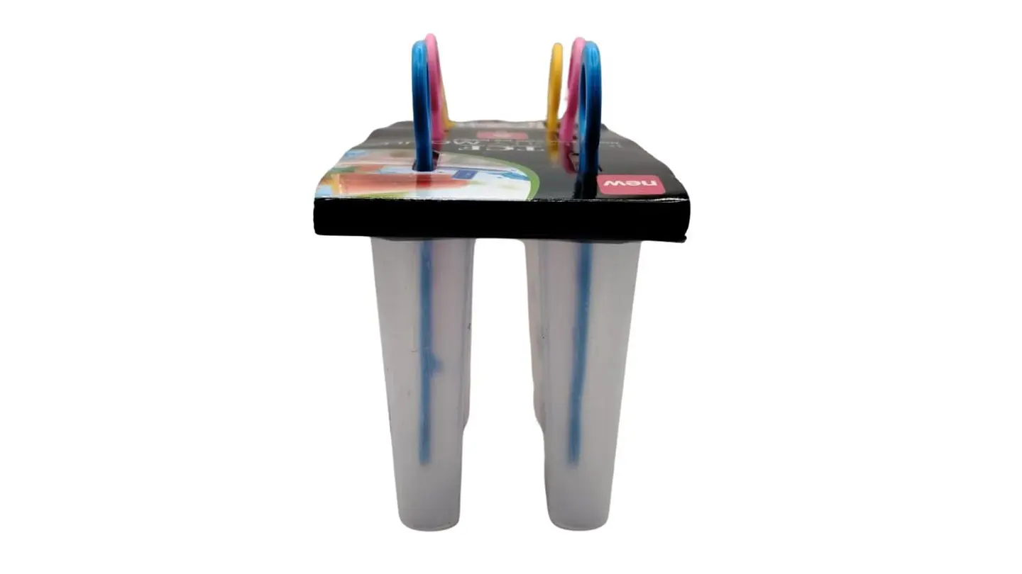Set 6 Moldes Para Helado Casero Paletas Con Palito Colores 5