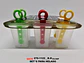 Set 6 Moldes Para Helado Casero Paletas Con Palito Colores - Miniatura 6