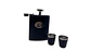 Set Licorera Acero 9oz con Vasos Embudo Estuche Elegante - Miniatura 1