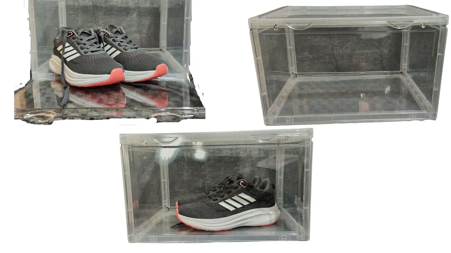 Estuche organizador para zapatos transparente 1