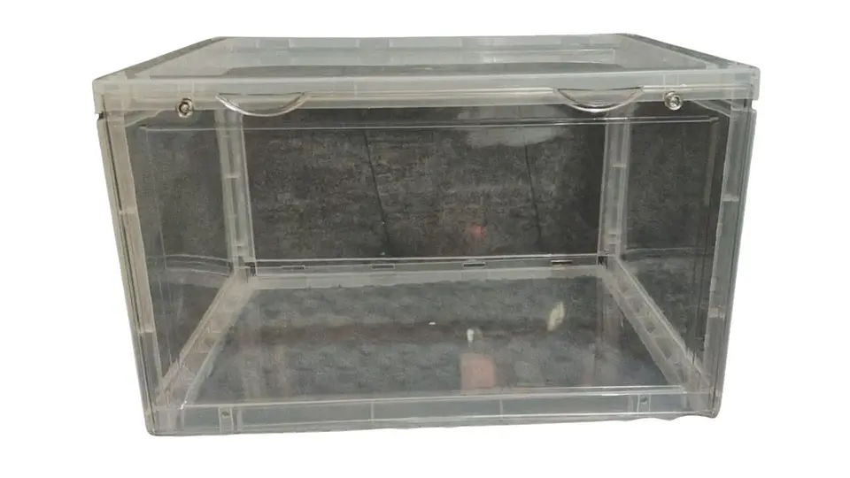 Estuche organizador para zapatos transparente 2