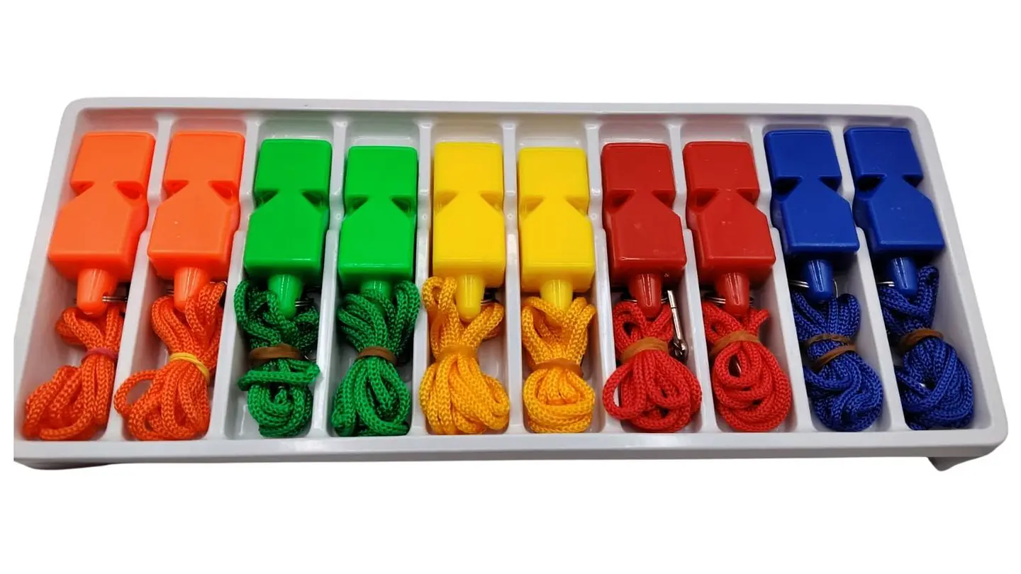 Set de PitosSilbatos Deportivos Multicolor con Cordón 4