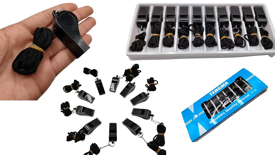 Kit de Silbatos Arbitrales Alta Potencia para Entrenamiento 1