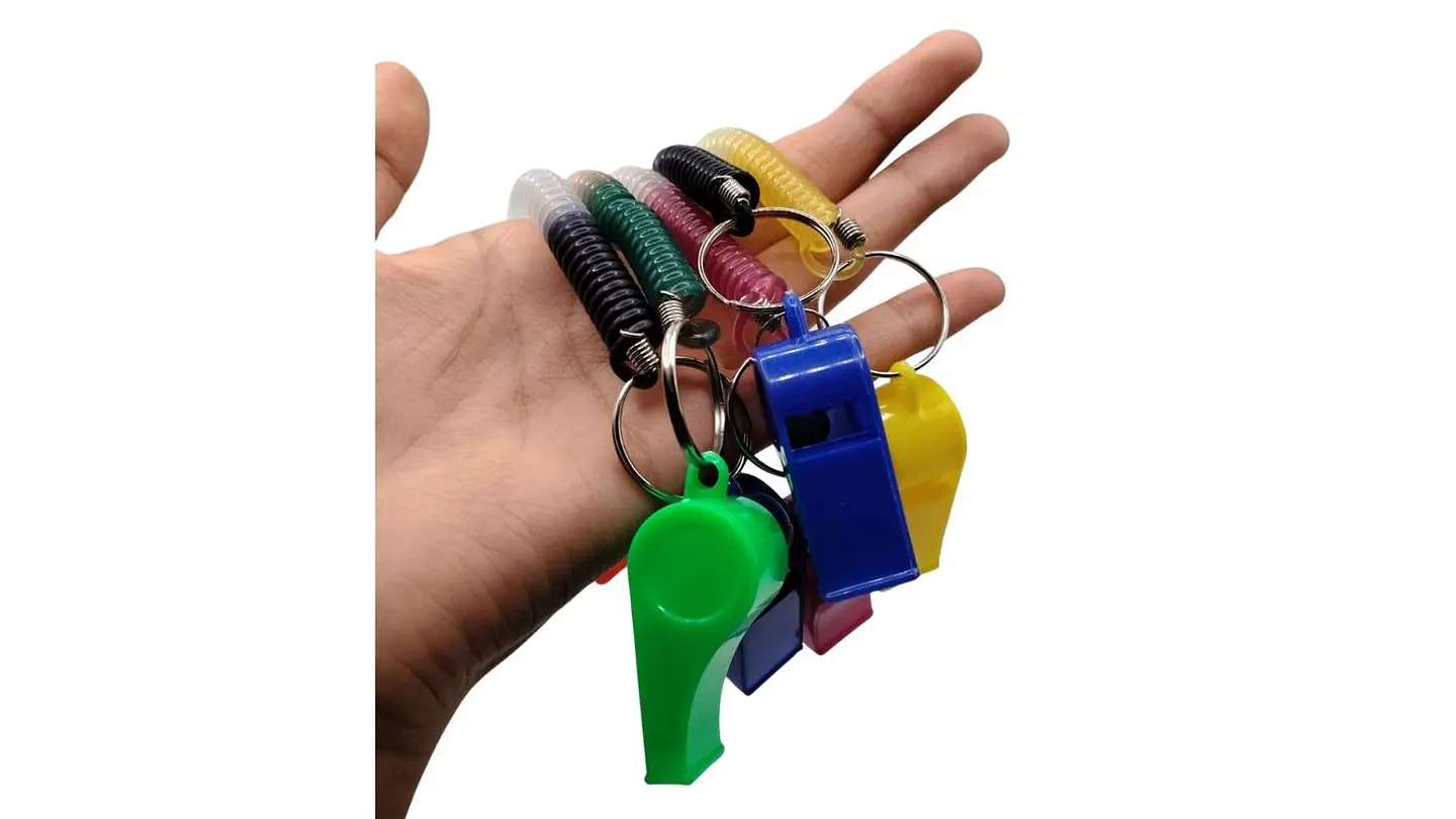 Set de Silbatos Deportivos con Resorte Colores Surtidos 3