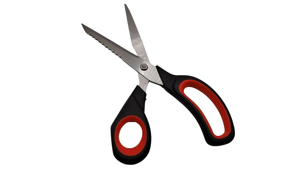 Tijera de Cocina Resistente con Filo Dentado Multiuso 3