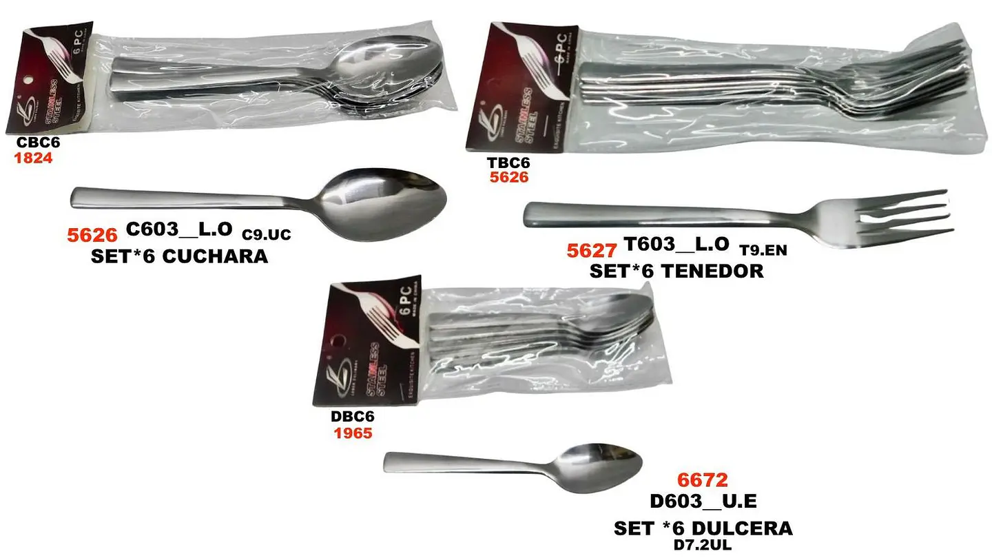 Cuchara dulcera en acero inoxidable 6