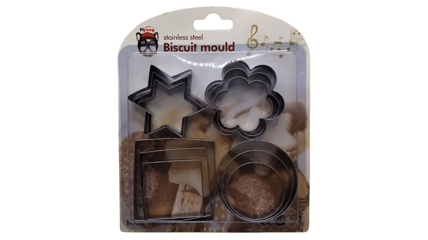 Moldes para Galletas 4 Piezas Diseño Creativo Repostería Fácil 5