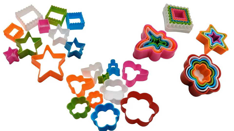 Set de Moldes para Galletas Figuras Variadas x5 Piezas 1