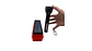 Linterna LED Recargable con Estuche Solar Naranja Resistente - Miniatura 1