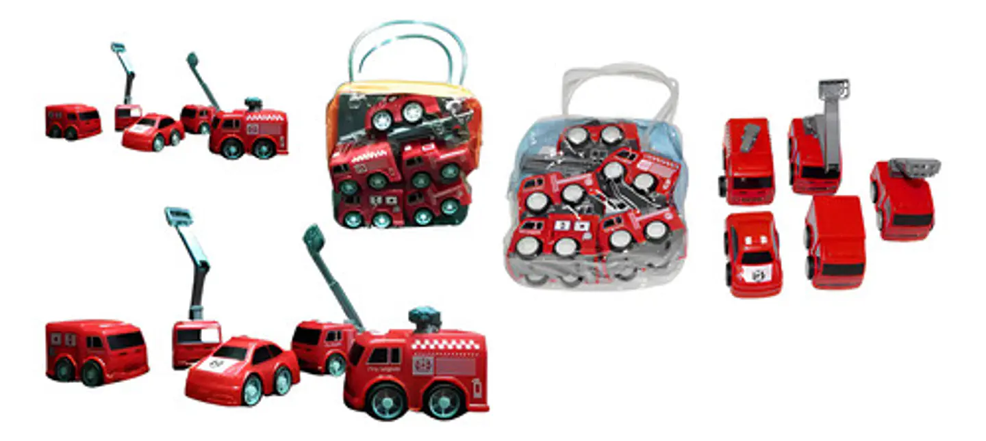 Colección Carros De Bomberos Impulso X6 Didácticos Niños  1