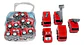 Colección Carros De Bomberos Impulso X6 Didácticos Niños  - Miniatura 2
