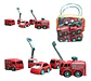 Colección Carros De Bomberos Impulso X6 Didácticos Niños  - Miniatura 3