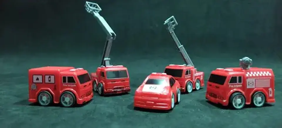 Colección Carros De Bomberos Impulso X6 Didácticos Niños  4
