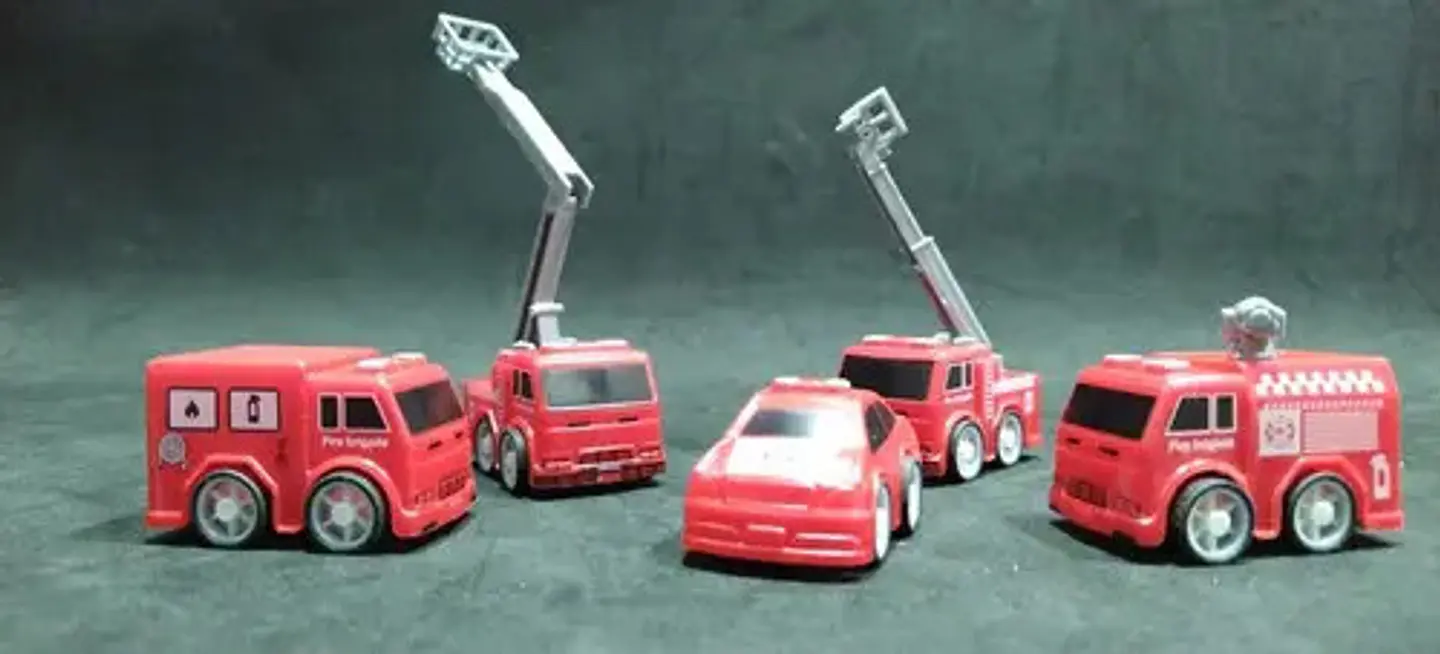 Colección Carros De Bomberos Impulso X6 Didácticos Niños  5