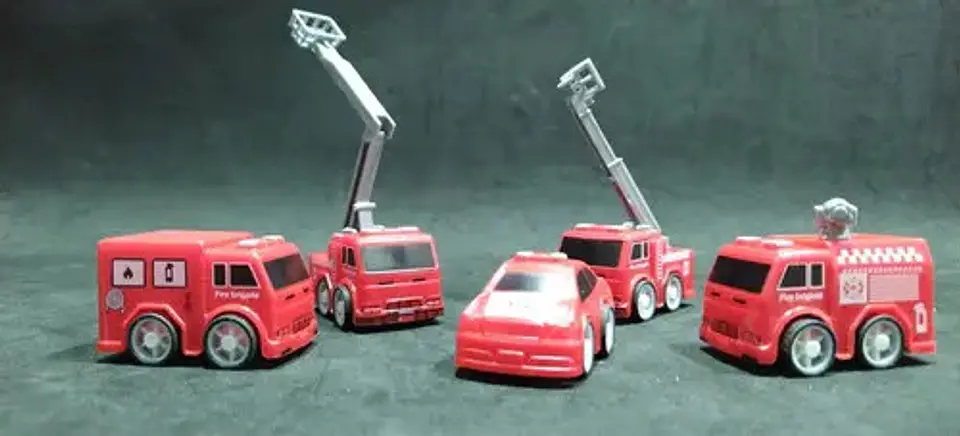 Colección Carros De Bomberos Impulso X6 Didácticos Niños  5