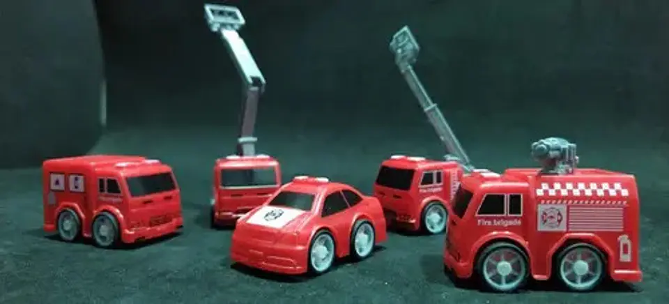 Colección Carros De Bomberos Impulso X6 Didácticos Niños  7