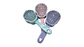 Cepillo Cabello Borde Plateado Desenredo Suave Diseño Cute - Miniatura 1