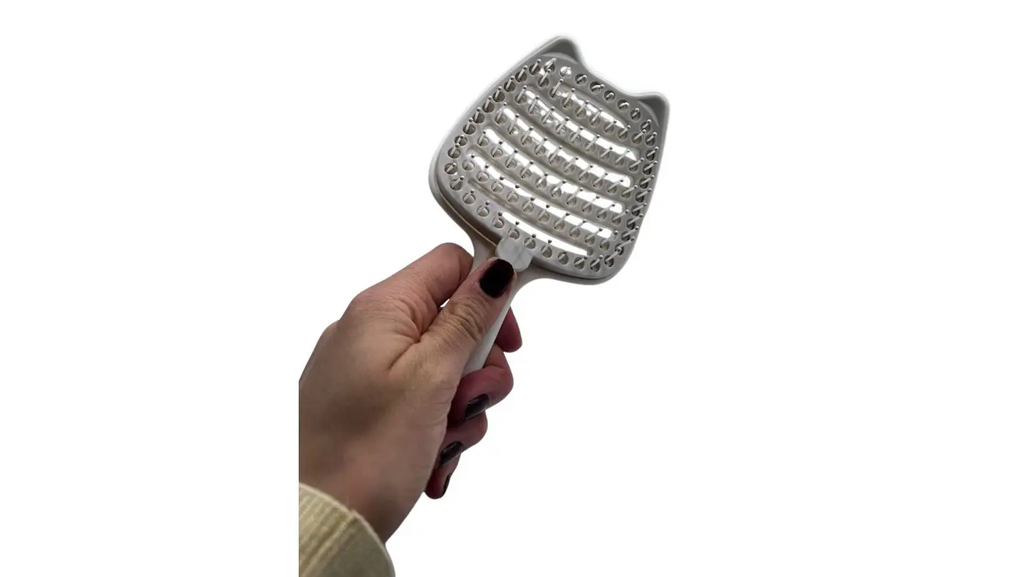 Cepillo Cabello Diseño Gatito Desenreda Suave Práctico Cute 5