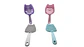 Cepillo Cabello Diseño Gatito Desenreda Suave Práctico Cute - Miniatura 6